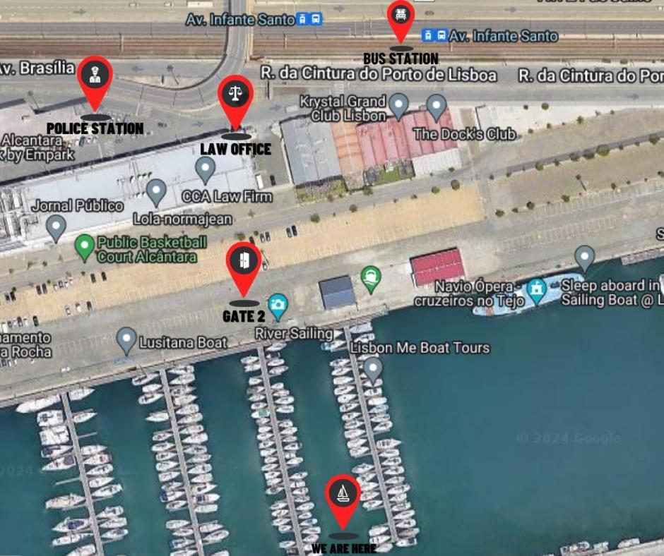 Cozy Lisbon Marina Sleepaboard - Sail Away Hotel Buitenkant foto